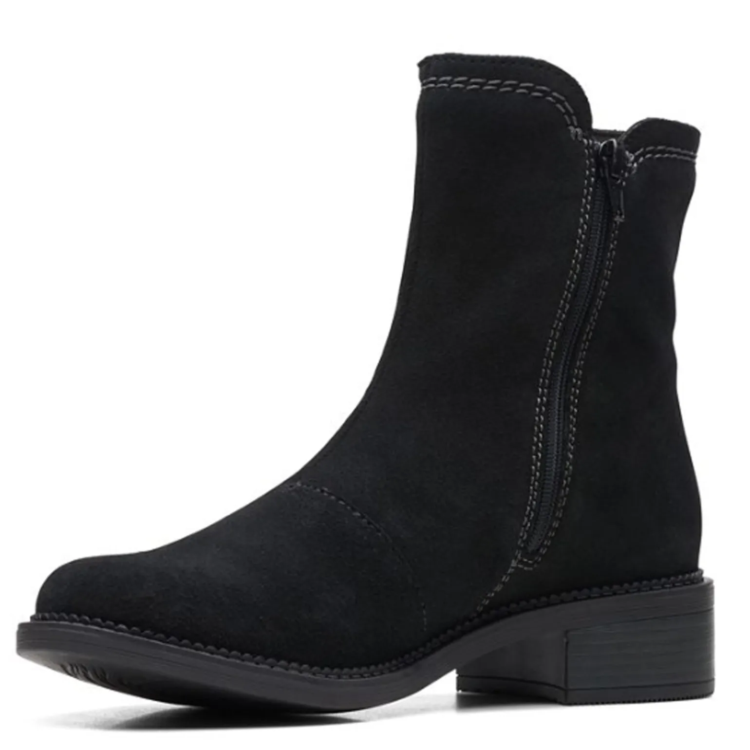 Women's Clarks, Maye Zip Boot