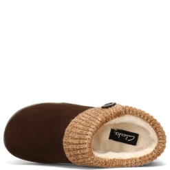 Women's Clarks, Sweater Collar Slipper