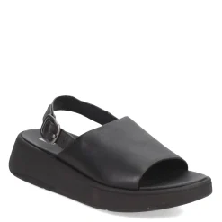 Women's FitFlop, F-Mode Leather Flatform Back-Strap Sandal