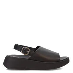 Women's FitFlop, F-Mode Leather Flatform Back-Strap Sandal