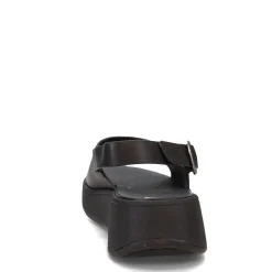Women's FitFlop, F-Mode Leather Flatform Back-Strap Sandal