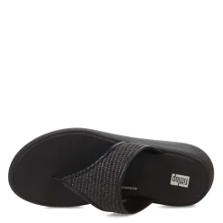 Women's FitFlop, F-Mode Woven Flatform Toe Post Sandal