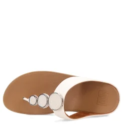Women's FitFlop, Halo Beaded Circle Toe-Post Sandal
