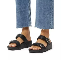 Women's FitFlop, Lulu Adjustable Buckle Slide Sandal