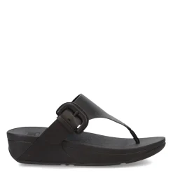 Women's FitFlop, Lulu Covered Buckle Thong Sandal