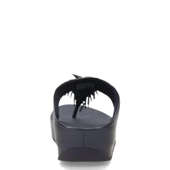 Women's FitFlop, Rumba Beaded Metallic Toe-Post Sandal