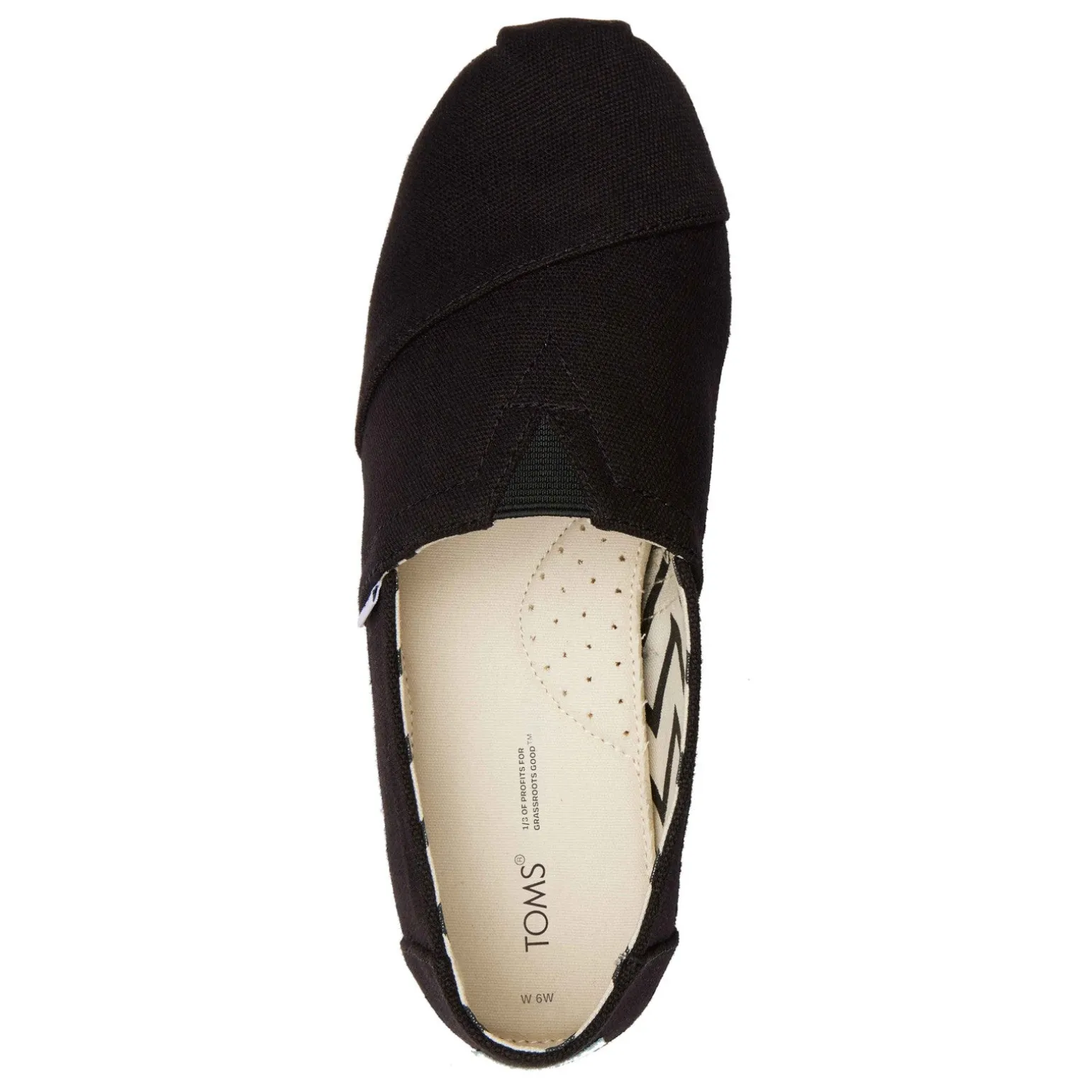 Women's Toms, Alpargata Recycled Slip-On - Wide Width